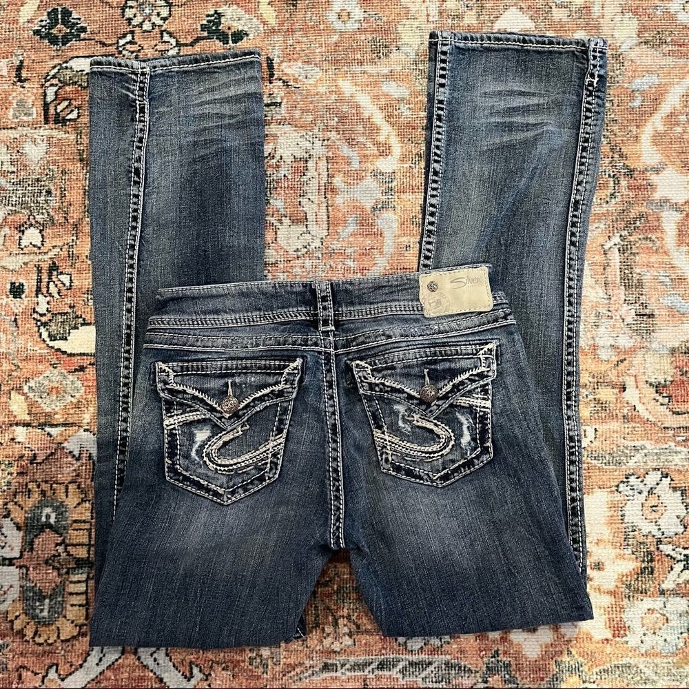 Silver Jeans Suki Mid Slim Boot 28 W 33 L